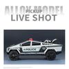 1/24 Полицейский Cybertruck Tesla Внедорожник Сплав Металл Литая Модель Автомобиля Коллекции для улицы Классическая Модная Игрушка Украшения Валюнтин Дети