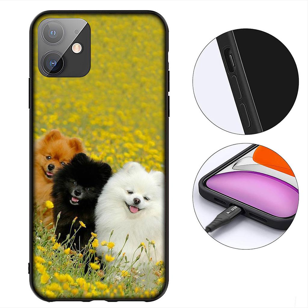 Bichon Frise Pomeranian Dog Phone Case for Samsung Galaxy Note 20 9 10 S8 S10 Lite S9 Plus A54 A53 A21S S10E A17 Cover Casing