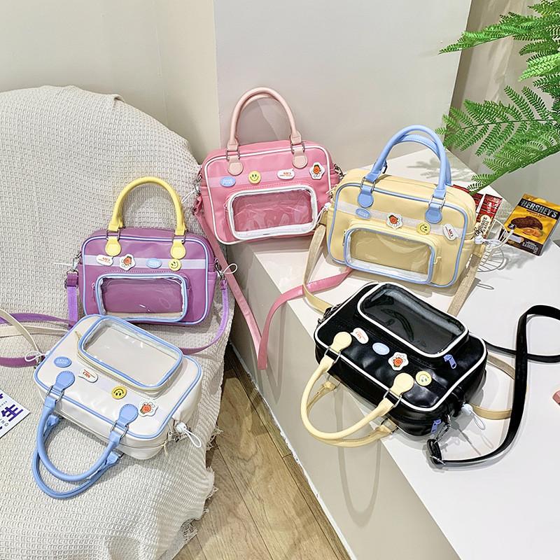 Adorable Japanese Soft And Cute Cartoon Shoulder Bag For Boys And Girls In Fun Colors