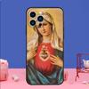 Virgin Mary of Hope Catholic Religious Art Case For iPhone 16 15 13 12 11 14 Pro Max Plus XR XS Max X 12 13 Mini Cover Shell