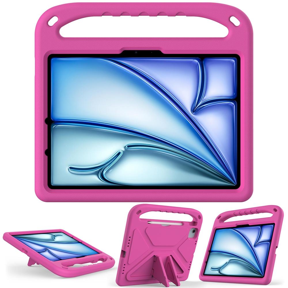 Для Apple iPad Air Pro 11 13 2024 M2 M4 A2898 A2902 A2903 A2836 A2837 A2926 чехол EVA портативный противоударный детский чехол-подставка с ручкой