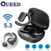New OWS Hanging Ear Bluetooth Headset Number Showed Screen Large Power Ultra -long Closer Battery Life