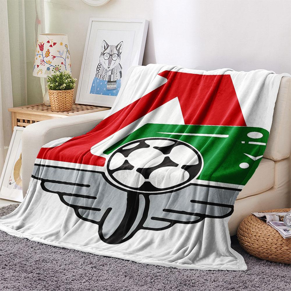 1PC Lokomotiv Moscow Spark Blanket, High quality Comfortable for All Seasons, Home Decor, Warmth and Comfort