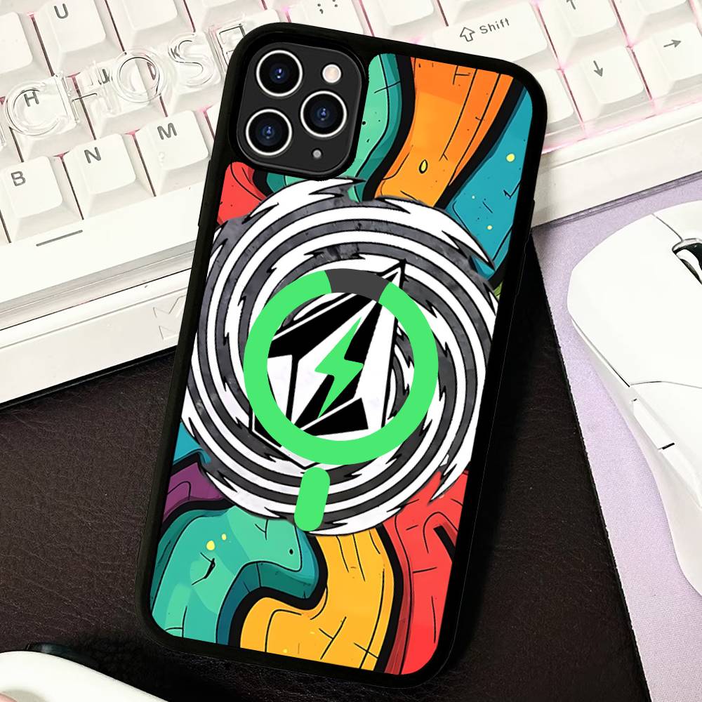 V-Volcom LOGO Fashion For Magsafe Phone Case For IPhone 17 Air 16 15 14 13 12 11 Pro Max Plus Shockproof Cover