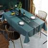 Thickend Waterproof Non-washable PVC Tablecloth Table Mat Rectangular Tablecloth Home Decor