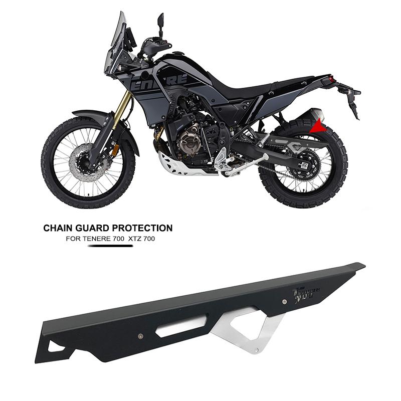 Motorcycle Belt Guard Cover Protector Chain Guard Chain Belt Cover For Yamaha Tenere 700 Tenere700 XTZ 690 700 T700 2019-2023