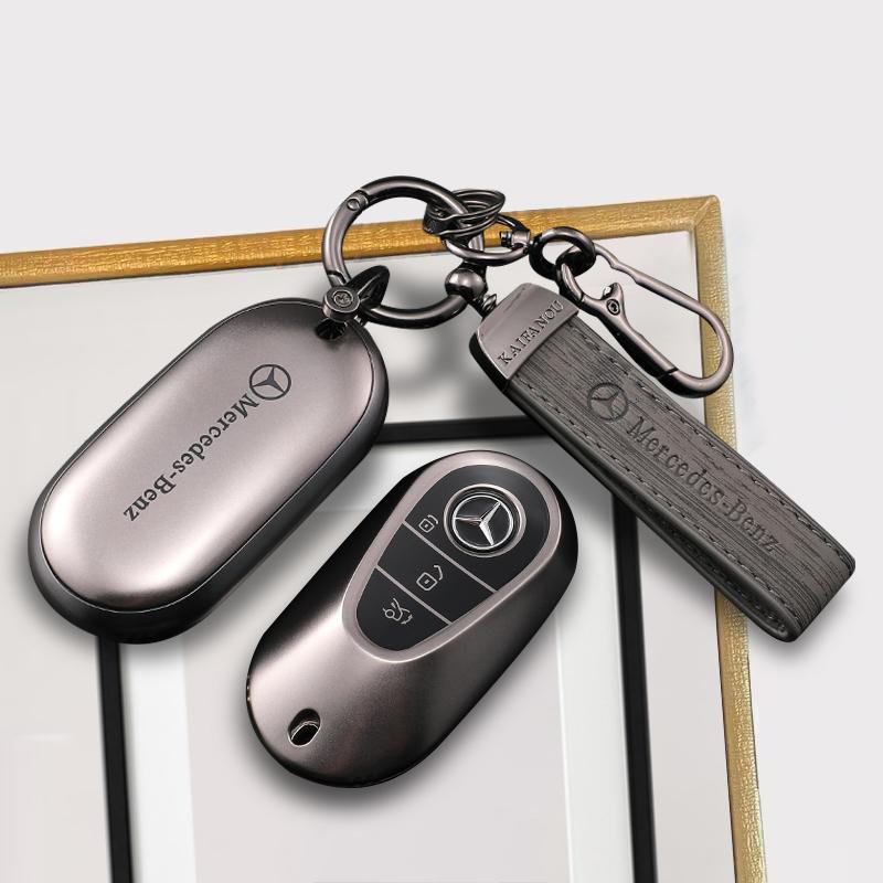 FGO2  2025 New New Car Flip Key Protector Case Cover TPU Key Case for Mercedes Benz AMG 2022 C S Class W206 W223 S350 C260 C300 S400 S