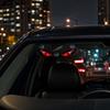 Flashing Car Demon Eye Light Solar Powered Car Window Light LED Signal Lamp  Vehicle Accessories