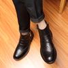Брендовые мужские черные высокие кожаные ботинки для мужчин 2024 года, модная удобная повседневная обувь, мягкие и теплые зимние кожаные ботильоны