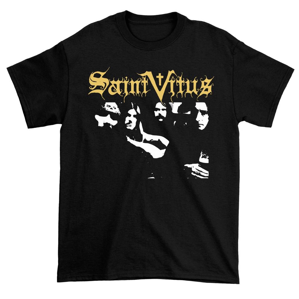 Men's and Women's T-shirts SALE Saint Vitus Album Men Black Short Sleeve All Sizes