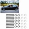 Stainless Steel Header Black Exhaust Manifold Head Stud Bolt Kit Bolts for Honda Acura