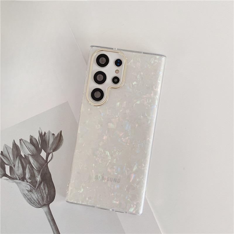 Подходит для чехла для мобильного телефона Samsung S25u, гальванизированный чехол с узором, S23ultra, двухстороннее покрытие, A15, A54, S24FE, чехол