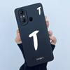 Чехол для телефона ITEL A58 A58 Pro A49 A49 LTE Матовый Счастливой Начальной Буквой Мягкий Силиконовый Чехол для ITELA58PRO A 49 A661L