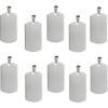 10pcs Metal Stamping Blanks Stainless Steel Dog Tags, Rounded Rectangle Engraving Necklace Pendants, 2 Inch X 1 Inch, DIY Crafts