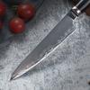 5-дюймовый универсальный нож 3-слойный клинок из плакированной стали Острый тесак для стейка Нож для очистки овощей Барбекю Кухонные ножи Рукоятка G10 Инструменты для приготовления пищи
