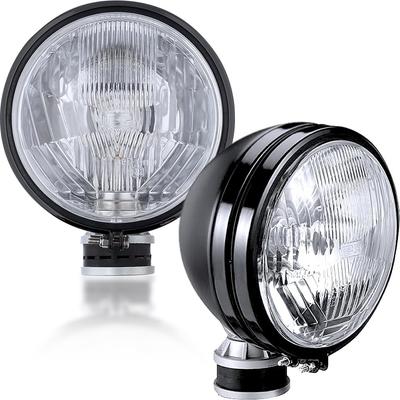 Галогенная фара IPF, H4 ближний свет, 3200K, заводской цвет, 12В, комплект из 2 шт., 6 дюймов, линза с отсекателем, черный корпус, внедорожная, S-9064