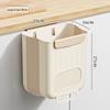 Wall-Mounted Foldable Kitchen Trash Bin with Cabinet Hook