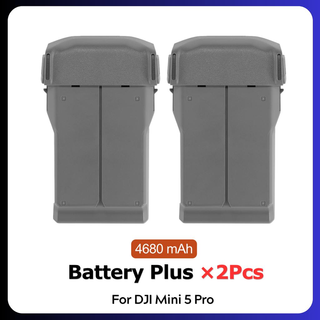 DJI Mini 5 Pro Intelligent Flight Battery 2788mAh Battery Plus 4680mAh Two-Way Charging Hub 1 or 2 Battery Packs Power Combos