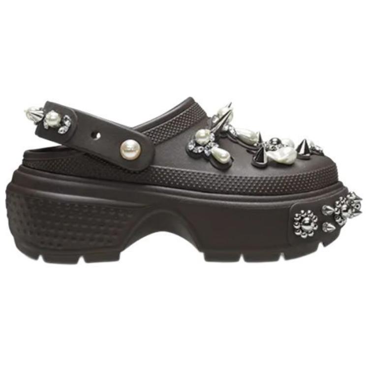 Crocs Кроссовки женские Stomp Clog Simone Rocha Espresso 210942-206