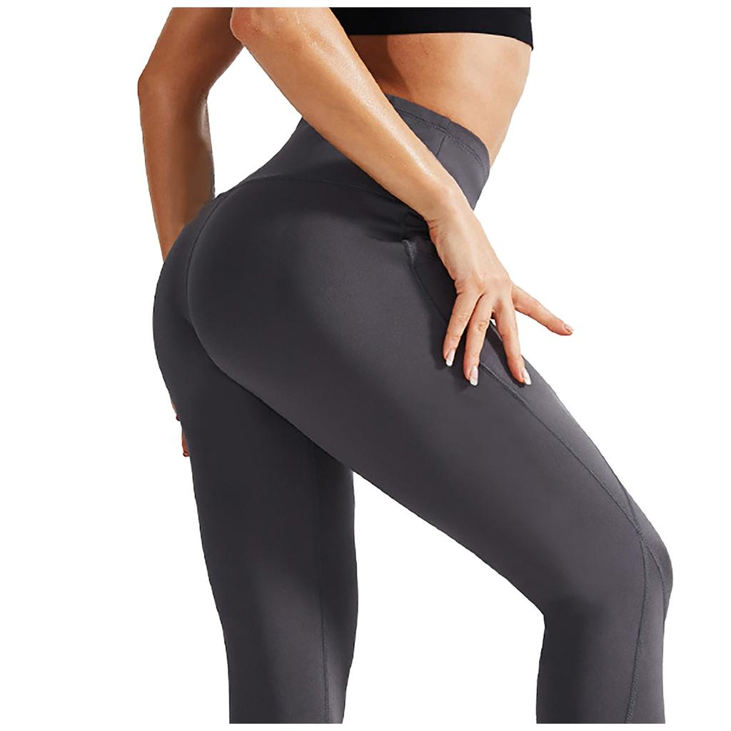Women Stretch Yoga Leggings Fitness Running Gym Sports Pockets Active Pants