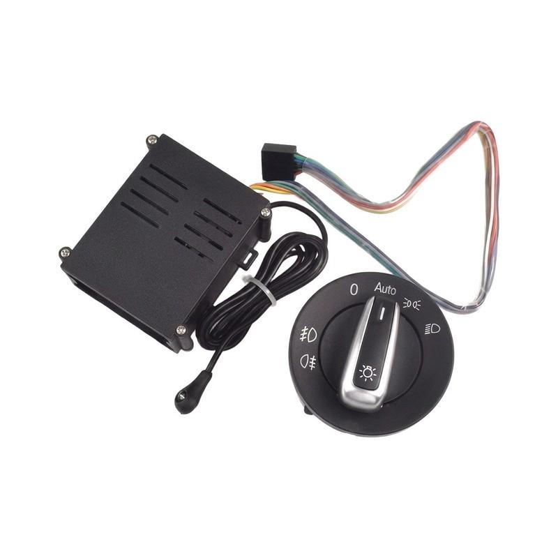 Auto Lighting Control Headlight Switch Black Replacement Fog Light Switch Headlight Switch Reliable Connection