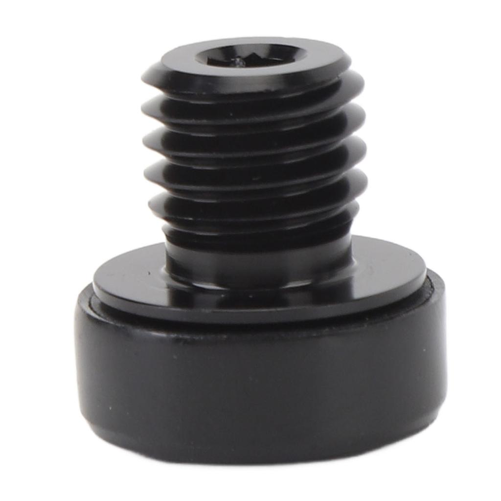 Pool Cue Back Plug Screw Aluminum Alloy Rubber Sleeve Billiard Cue End Plug for Replacement