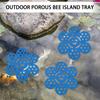 4 шт. Креативный поднос в форме пчелы с пористым дренажным дизайном, практичные мелкие предметы для сада, балкона, на выбор четыре цвета