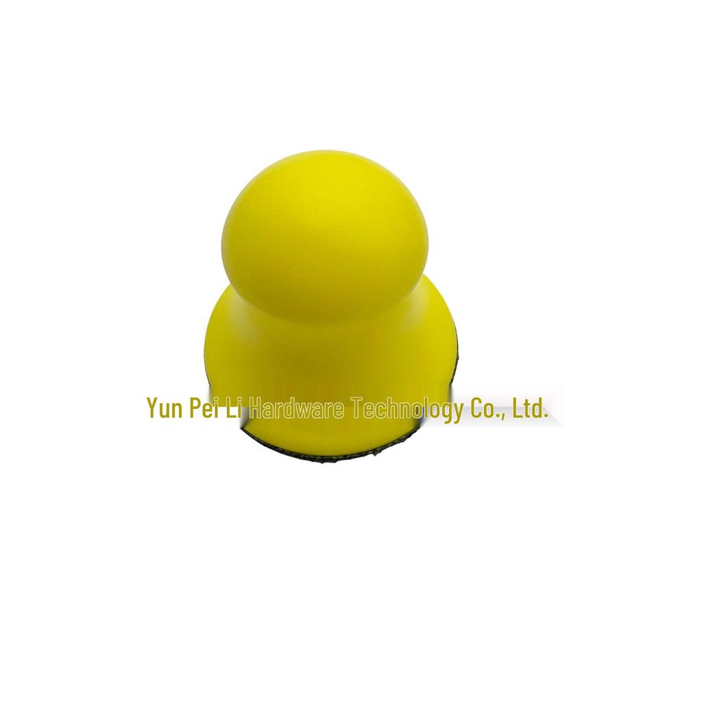 Round Hand Sanding Pad with Self-Adhesive Sandpaper for Car Polishing and Cleaning