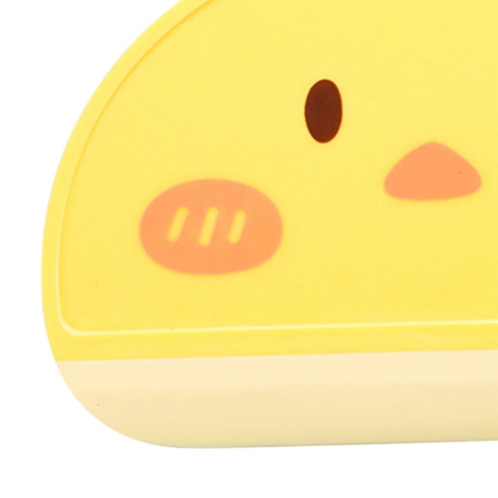 Shower Squeegee Cartoon Shaped Easy Cleansing Window Mirror Water Scraper for Home Bathroom Yellow