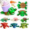 New Fun Coaster Turtle Cup Pad Creative Bouncing Table Turtle Coasters 3D Printing Home Desktop Decoration Tea Coffee Mug Holder
