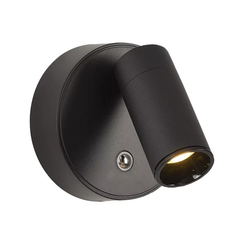 Rechargeable LED Wall Lamp Touch Night Lights Wireless Magnetic Spotlight 360° Rotation For Bedroom Bedside Reading Lighting