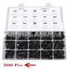 Boxed 300PCS Snap-in Fasteners for Toyota, Honda, Ford, GM Interiors and Bumpers