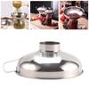 1PCS Stainless Steel Wide Mouth Funnel Multi-function Jam Salad Dressing Funnel Cans Funnel Pour Oil Wine Funnel Kitchen