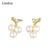 Lindon Copper Alloy Synthetic Pearl Earrings Drop Earrings For Women Wedding Party Gifts