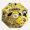 1 шт. Зонт BT21 Chimmy с изображением персонажа, пластиковая ручка, подходит для всех сезонов, для дома, путешествий, улицы M1247