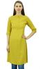 Womens Cotton Blend Indian Kurti Ethnic Kurta Casual Summer Tunic