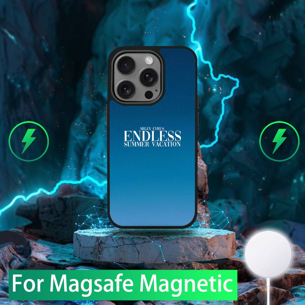 Чехол для телефона Miley C-Cyrus для iPhone 16,15,14,13,12,11,Pro,Max,Plus,Mini,SE Новый Магнитный Беспроводной Заряд Magsafe