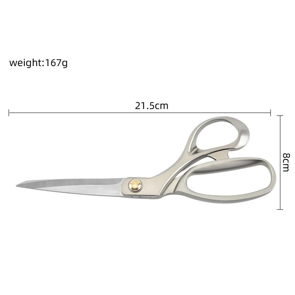 8 Stainless Household Inch Steel Big Size Tailor Scissors Lkirsite Handle Flat Tooth Dressmaking Cloth Leather Sewing Craft Shear