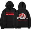 Japanese Anime Initial D Drift Akagi RedSuns AE86 Hoodie Unisex Women Streetwear Fashion JDM Automobile Culture Hoodies Unisex Tops