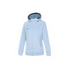 Li Ning Color Block Hooded Sports Sweatshirt Women Sweatshirts Sky-Blue AWDT984-2