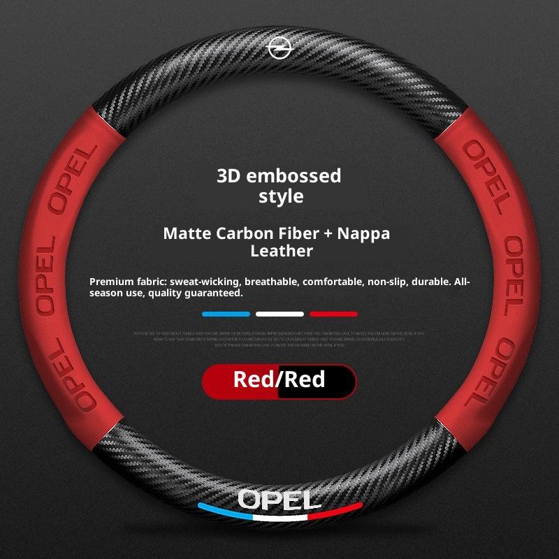 Чехол на руль автомобиля для Opel OPCline Astra Corsa Grandland Insignia Mokka Vectra GTC Tigra Vivaro Zafira Авто Аксессуары