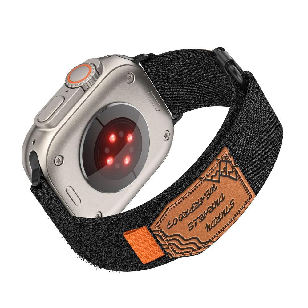 Нейлоновый кожаный ремешок для Apple Watch Band Ultra 49 мм, 44 мм, 45 мм, 42 мм, 41 мм, 42 мм, 38 мм, спортивный ремешок для часов Iwatch Serise 8, 7, 6, 5, браслет