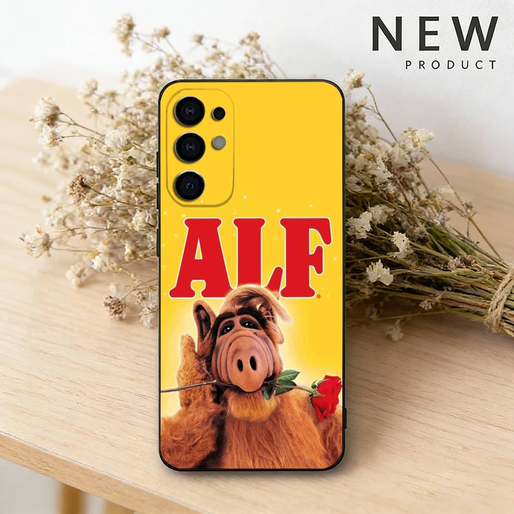 TV A-ALF Phone Case For Samsung S26,25,24,23,22,21,20,30,Ultra,Plus,Fe,Lite Black Shell