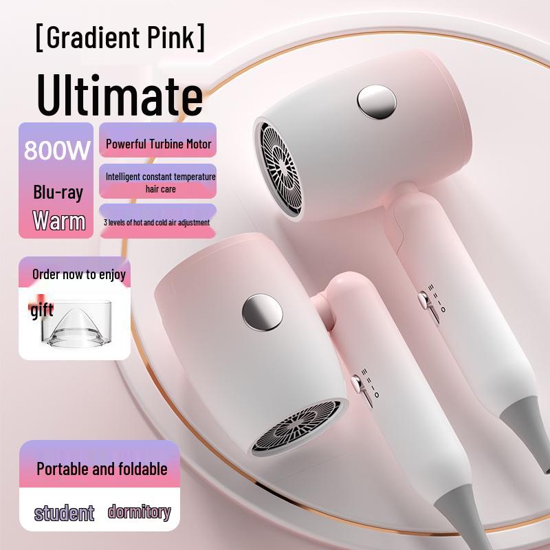 High Power Blue Light Negative Ion Hair Dryer with Strong Wind