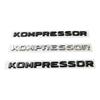 Совместимо с Mercedes-Benz C-Class/E-Class C200/C180/E300 Задний хвостовой KOMPRESSOR Наклейка-эмблема автомобиля.