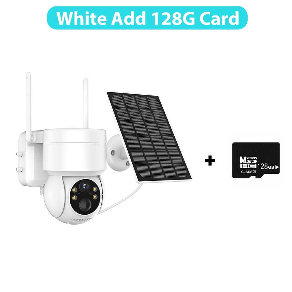 PTZ IP Camera Outdoor Wireless Solar Wifi Camera With Solar Panel 4MP HD Built-in 7800mAh Recharge Battery PIR Human Alarm iCsee