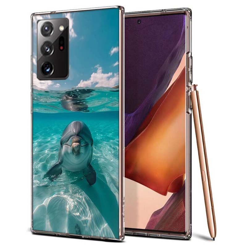 Почему дельфины выпрыгивают Чехол для телефона для Samsung A55 A35 A25 A15 A07 A05S A16 A17 A26 A36 A37 A56 A57 Galaxy Note 20 10 A50S A71 A5