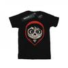 Mens Coco Miguel Skeleton Face Hood T-Shirt