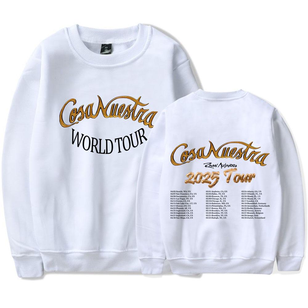 Новая весна осень Rauw Alejandro Printed oversize Hoodie Women Men O-neck Long Sleeve Hoody Casual Tracksuit Funny Clothes