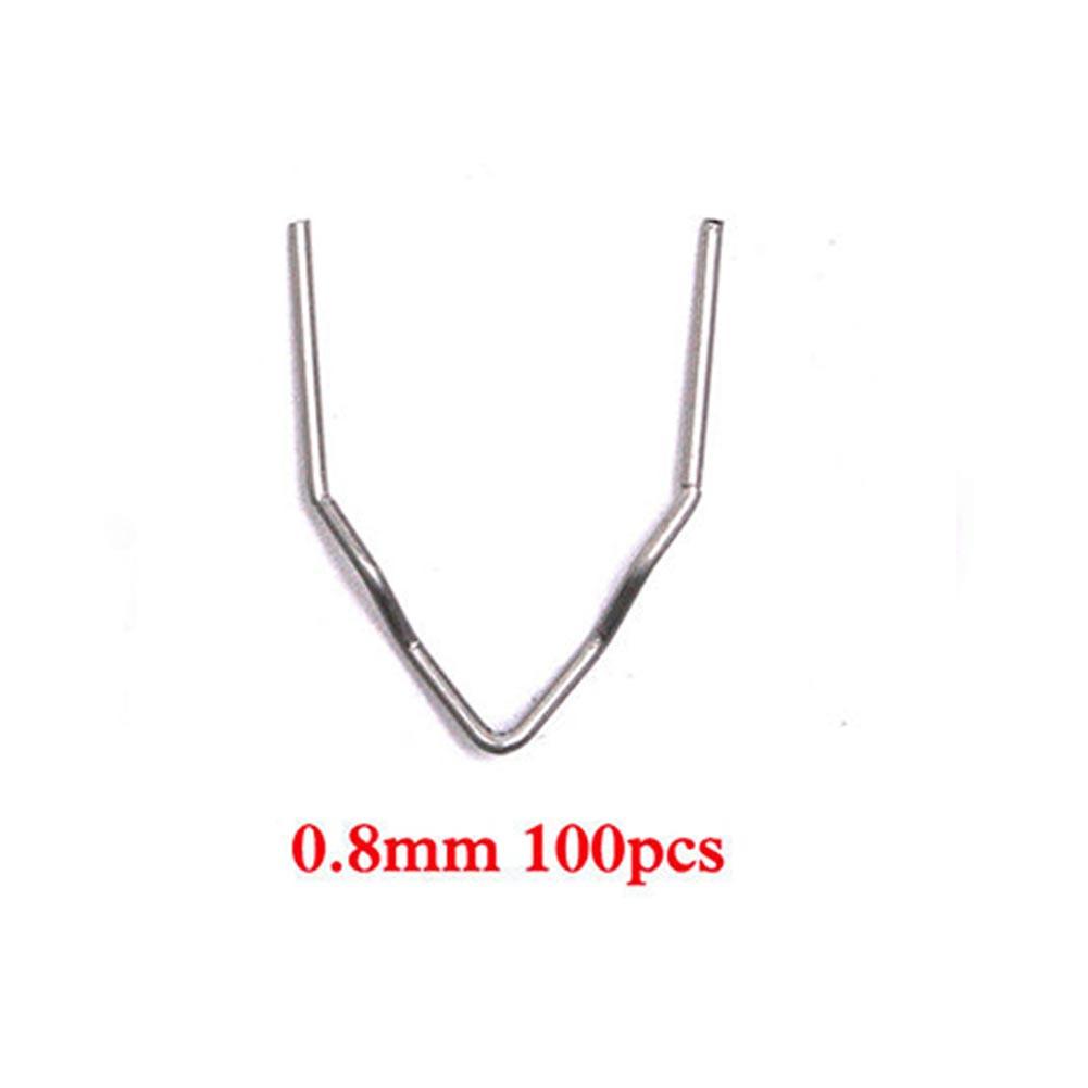 For Plastic Welder Tool Car Damaged Bumper Repair Kit 100Pcs Hot Stapler Staples